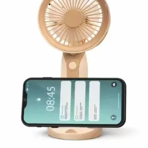 Portable USB Rechargeable Mini Hand Fan with 3 Speed Modes Compact Handheld Cooling Fan for Travel and Indoor Use