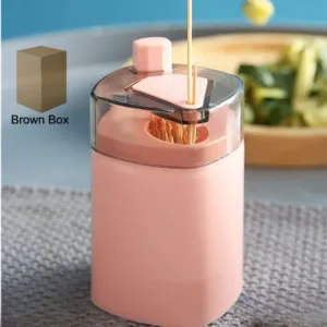 Toothpick Holder Dispenser, Pop-Up Automatic Toothpick Dispenser, Toothpick Storage Box
