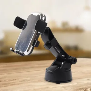 Adjustable Dashboard Car Mobile Holder with 360° Rotating Suction Mount