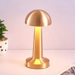 LED Touch Control Table Lamp – USB Rechargeable, 3 Color Modes & Dimmable Brightness, Modern Portable Metal Desk Lamp for Home & Bedroom Decor